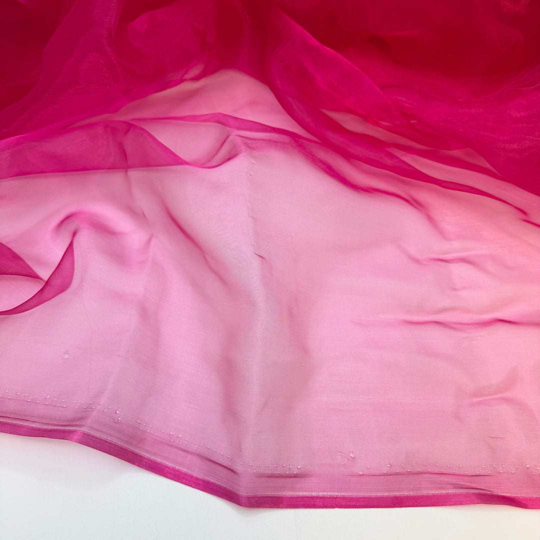 Bring The Drama - Organza Poly Woven - Dark Pink - 3.5M Bundle