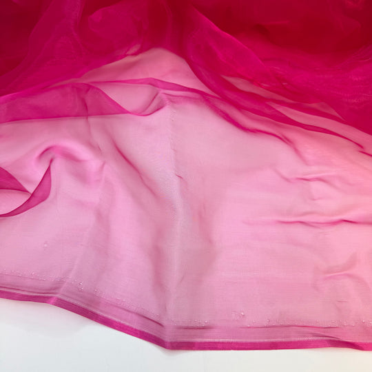 Bring The Drama - Organza Poly Woven - Dark Pink - 3.5M Bundle