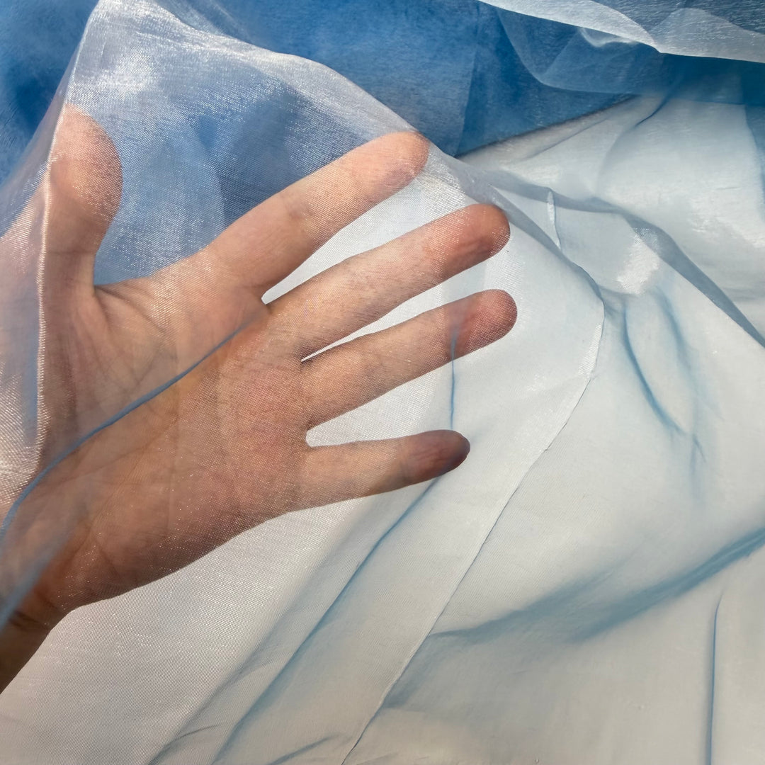 Cinderella Twirl - Organza Poly Woven - Light Blue - Bundles