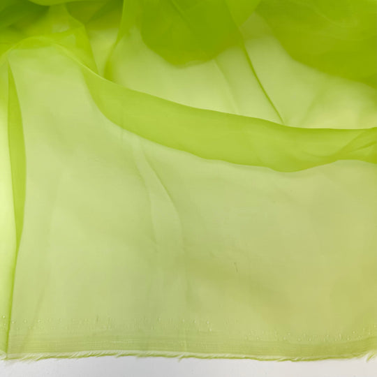 Super Lime - Organza Poly Woven - Bright Lime Green - Bundles