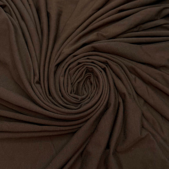 Sinking Into The Couch - Jersey Polyester Blend Knit - Brown - 1.2M Bundle
