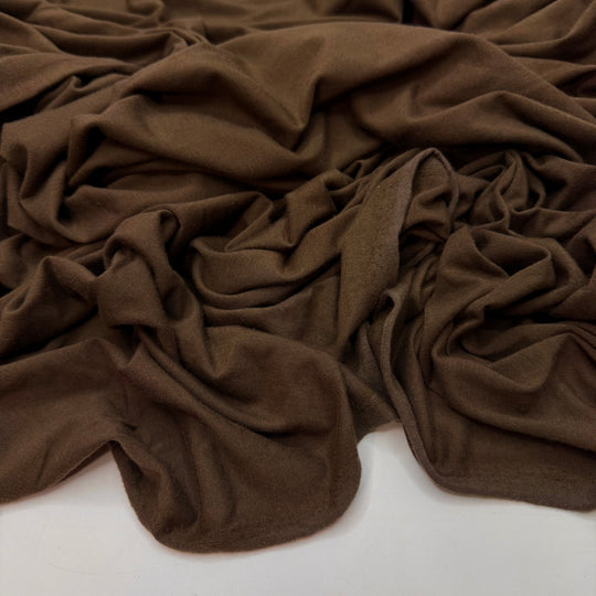 Sinking Into The Couch - Jersey Polyester Blend Knit - Brown - 1.2M Bundle