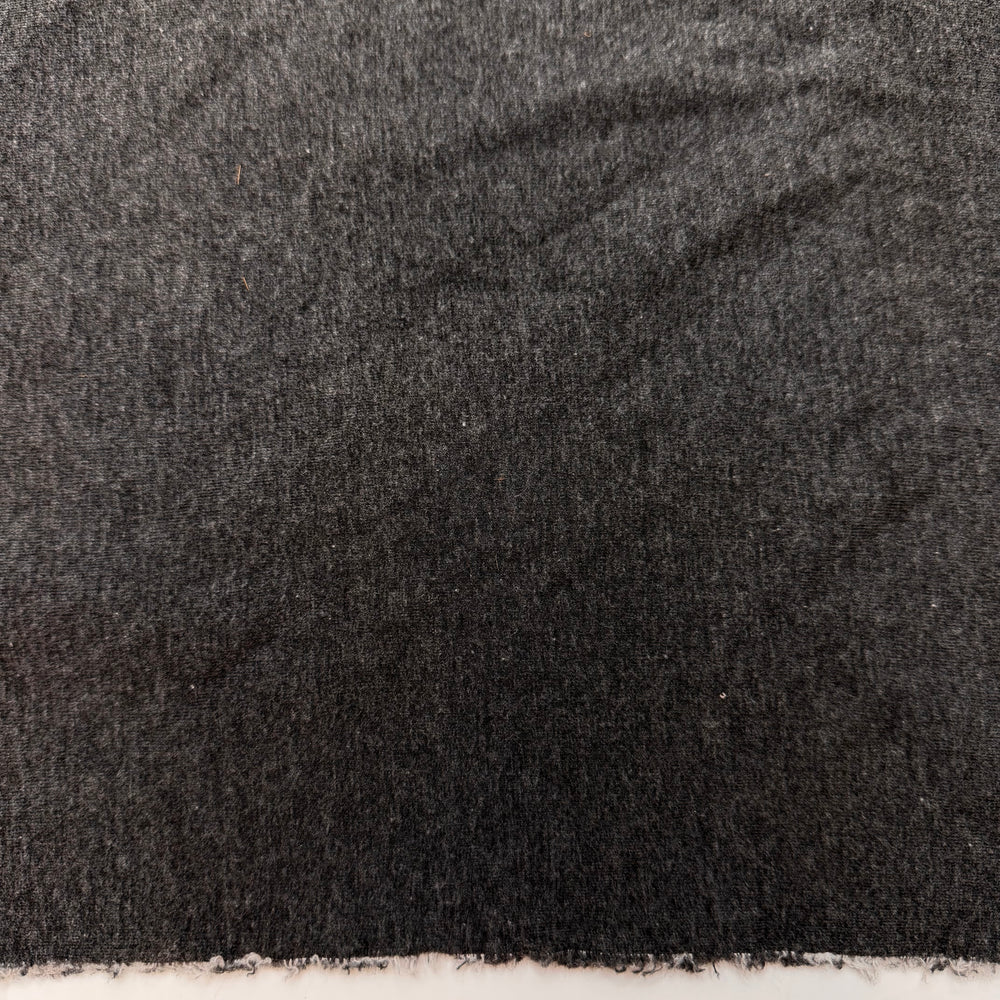 Good Vibes Only - Brushed French Terry Bamboo Blend Knit - Dark Grey - 1.65M Bundle