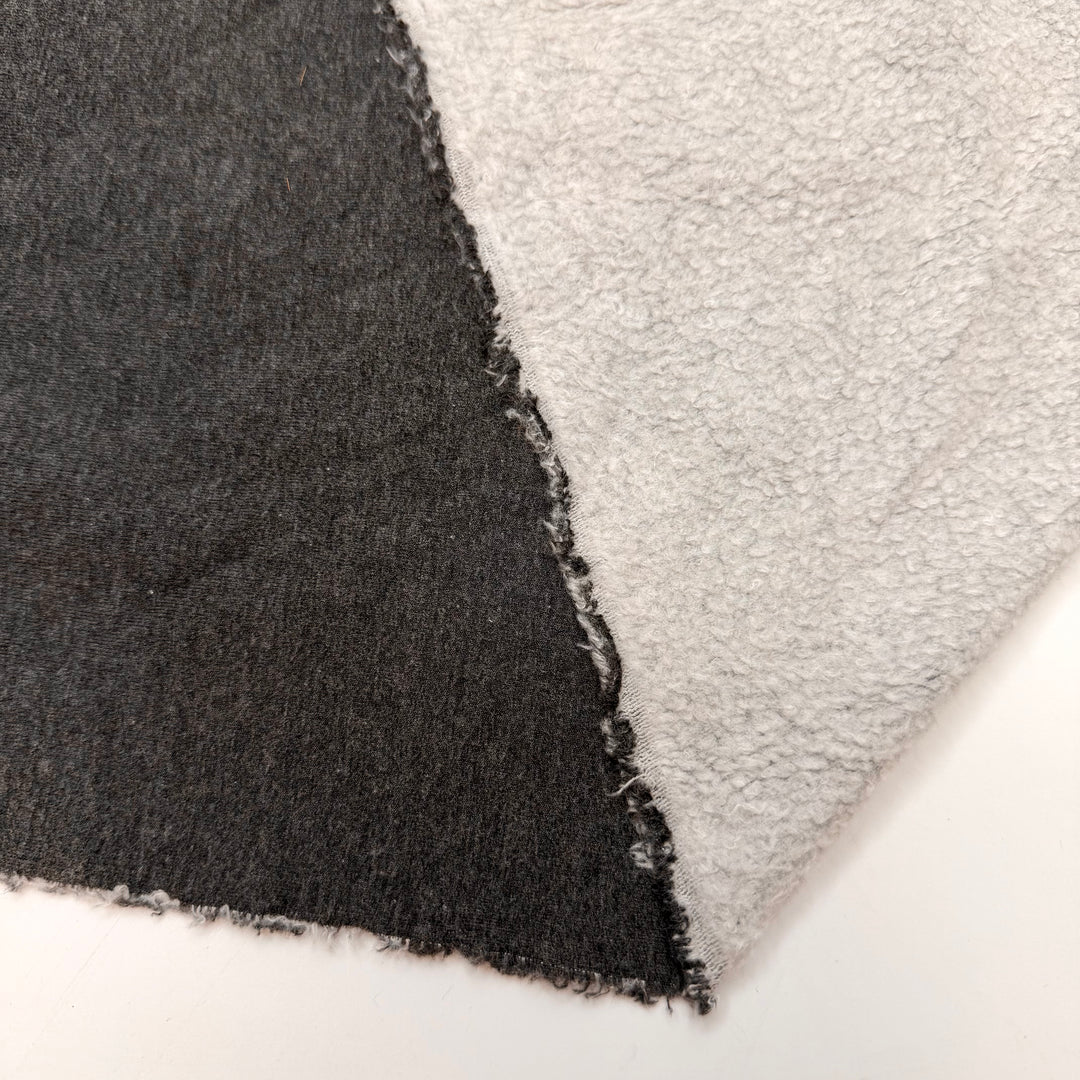 Good Vibes Only - Brushed French Terry Bamboo Blend Knit - Dark Grey - 1.65M Bundle