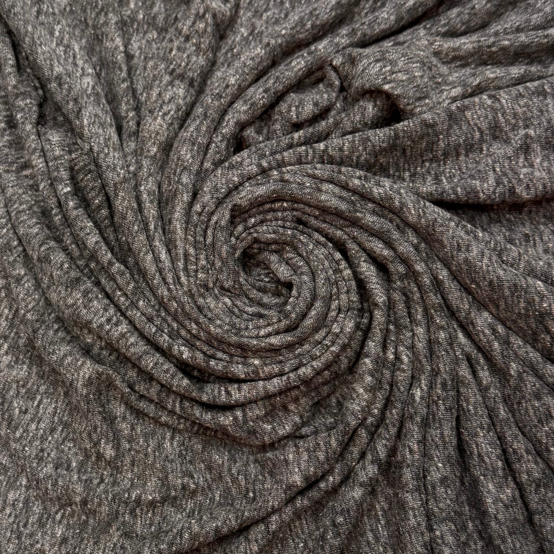 Hours Feel Like Days - Rib Knit Cotton Blend Knit - Grey Heather - 1.6M Bundle