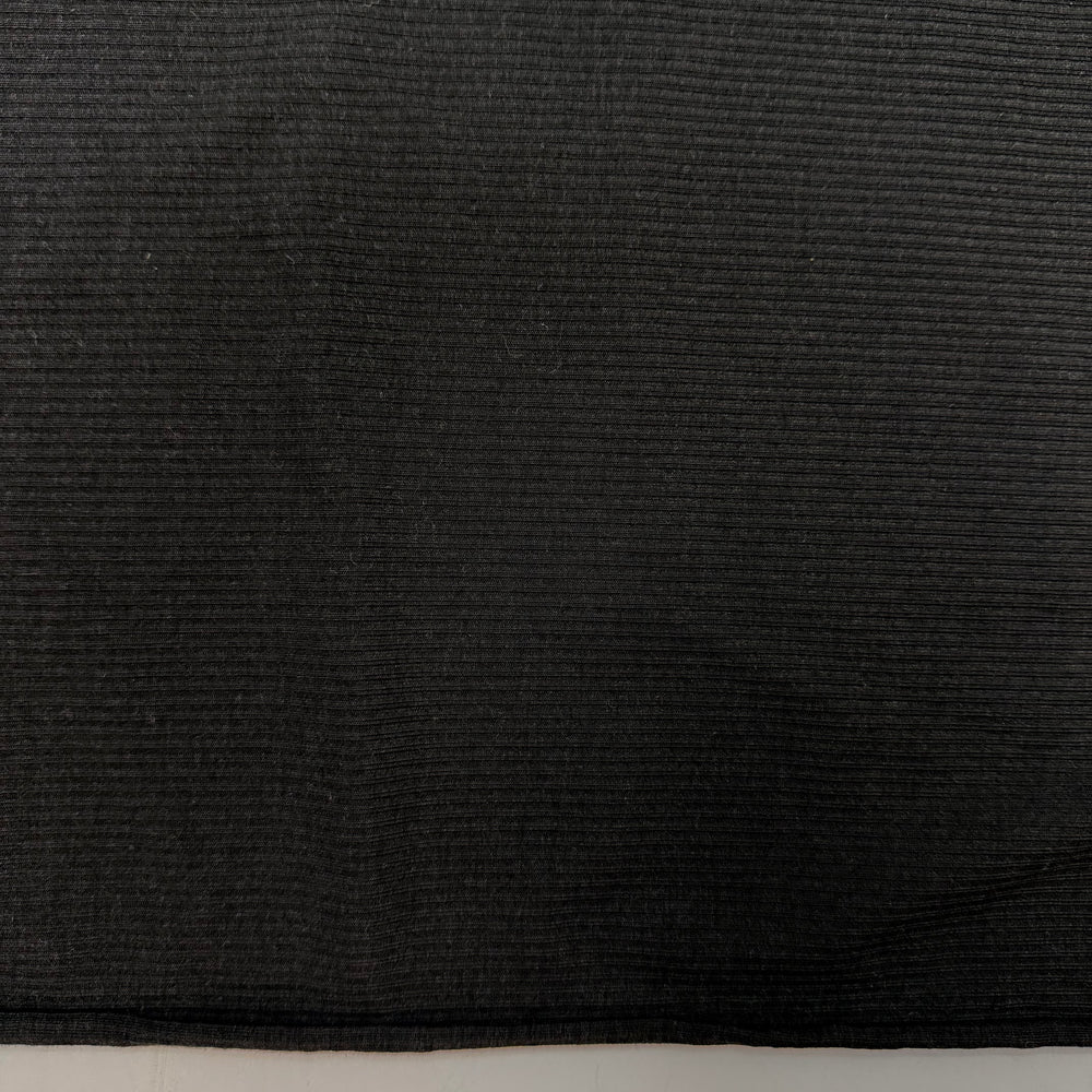 Recovery Day - Rib Knit Polyester Blend Knit - Black - 1.6M Bundle