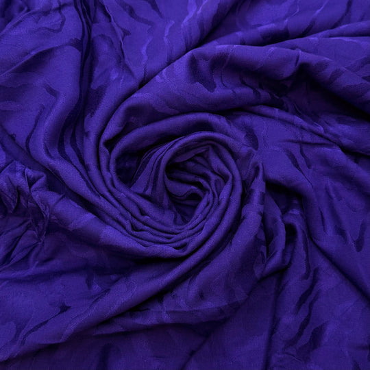 Staring Into The Void - Jacquard Cotton Woven - Dark Blue Abstract - 1.8M Bundle