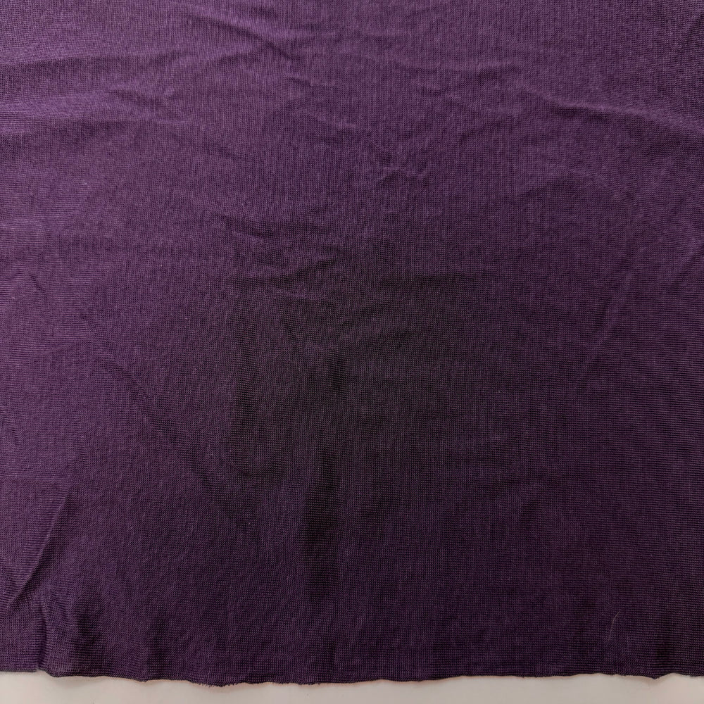 Purple Haze - Rib Knit Rayon Blend Knit - Dark Purple - 1.5M Bundle