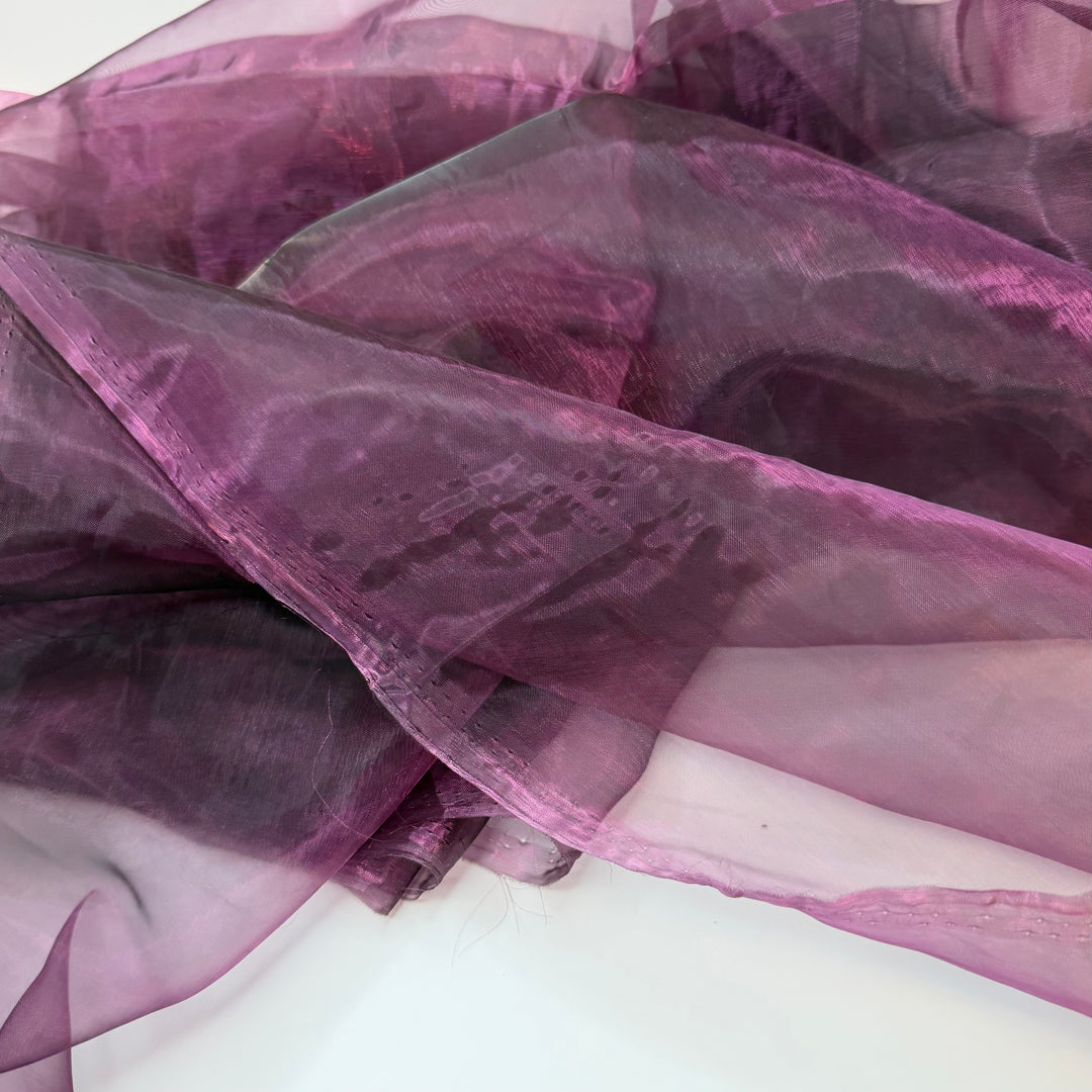 Evil Queen Glam - Organza Poly Woven - Burgundy - Bundles