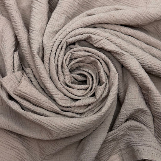 Season The Day - Embossed Rayon/Linen Woven - Light Grey - 0.85M Bundle