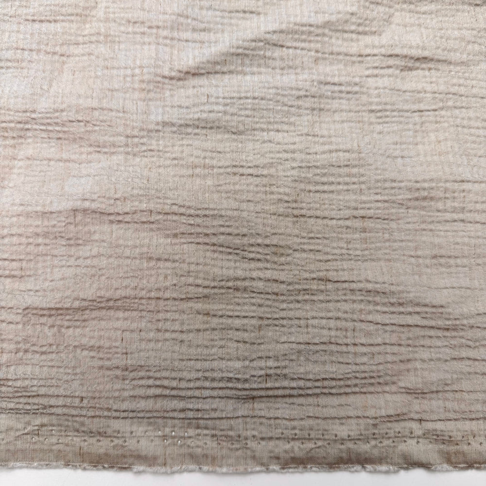 Season The Day - Embossed Rayon/Linen Woven - Light Grey - 0.85M Bundle