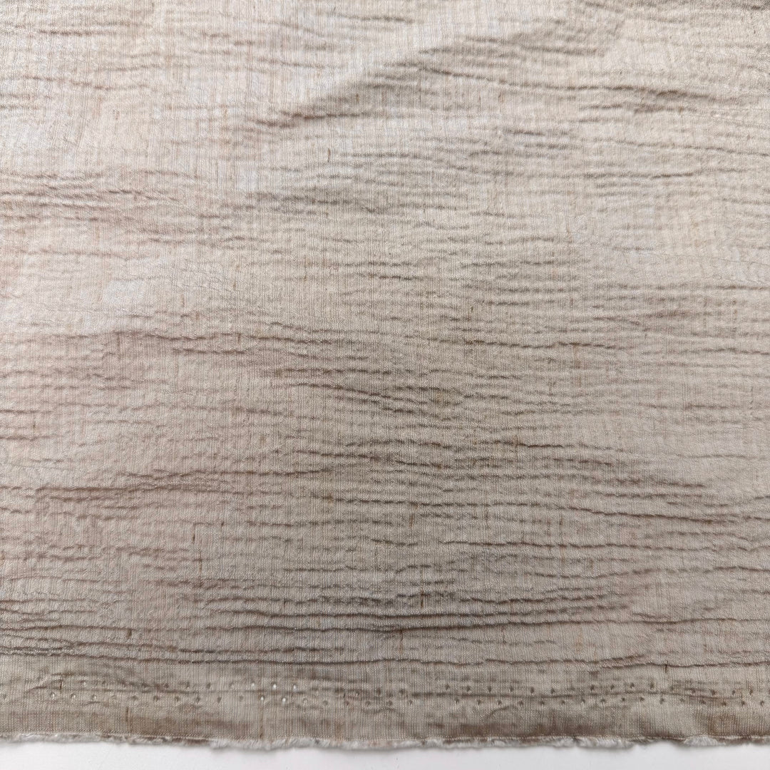 Season The Day - Embossed Rayon/Linen Woven - Light Grey - 0.85M Bundle