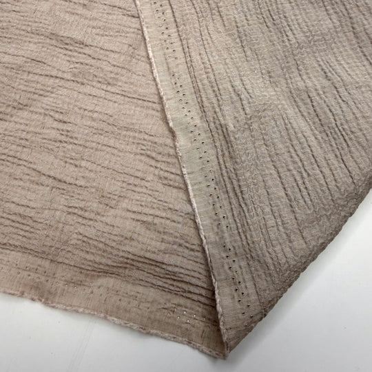 Season The Day - Embossed Rayon/Linen Woven - Light Grey - 0.85M Bundle