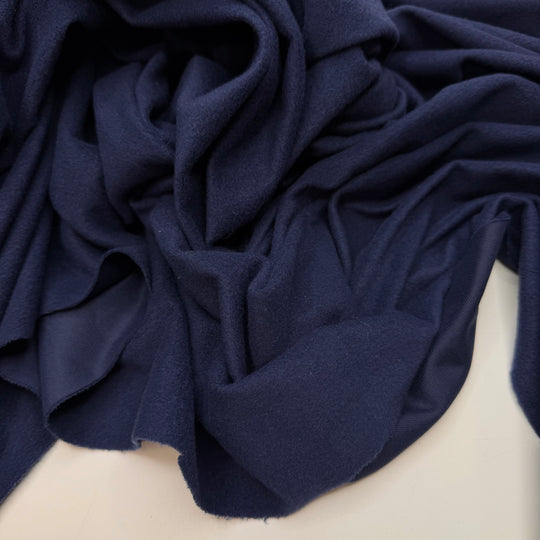 All Pie Myself - Jersey Fleece Polyester Blend Knit - Navy - 1M Bundle