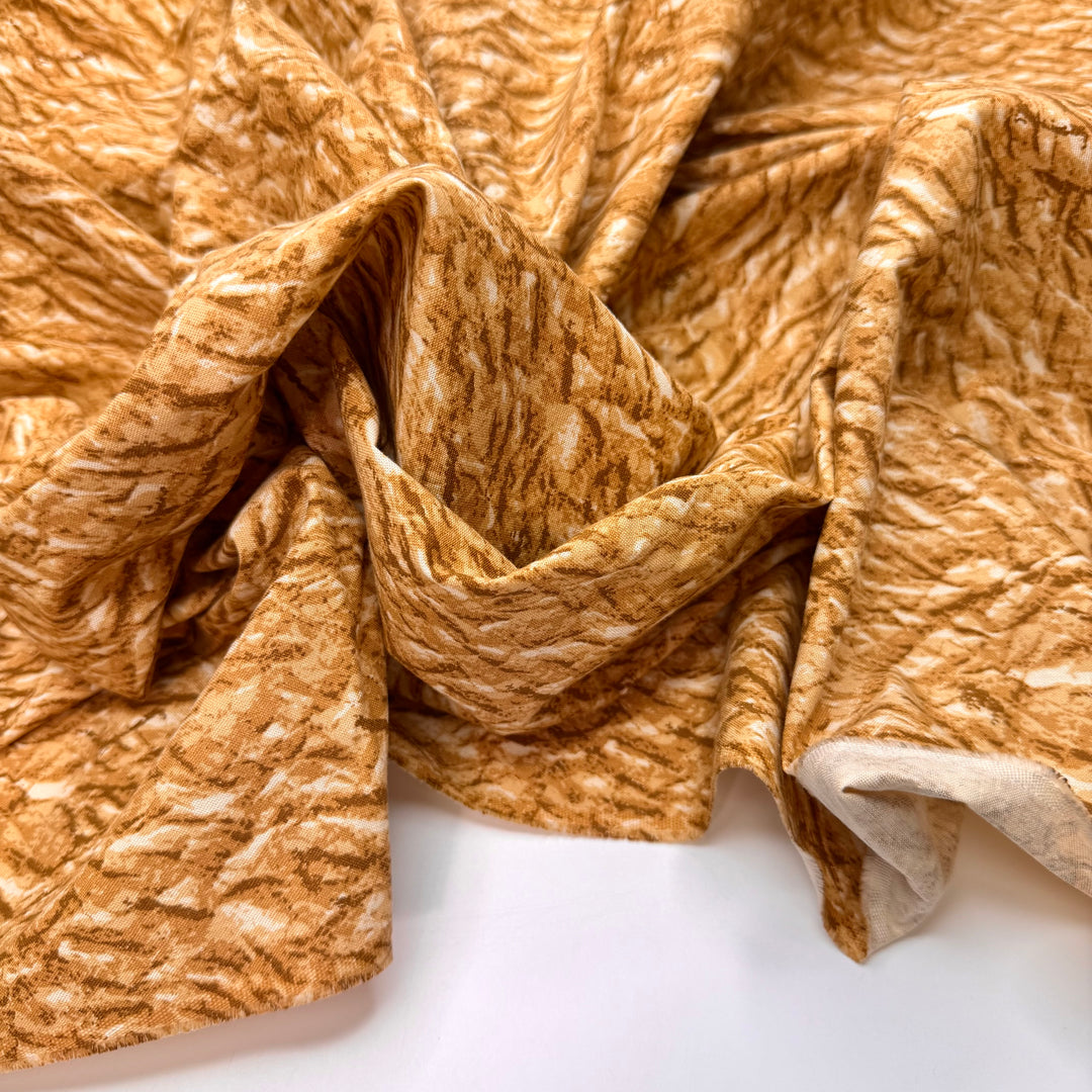 Let The Gourd Times Roll - Cotton Woven - Light Beige Abstract - 1.5M Bundle
