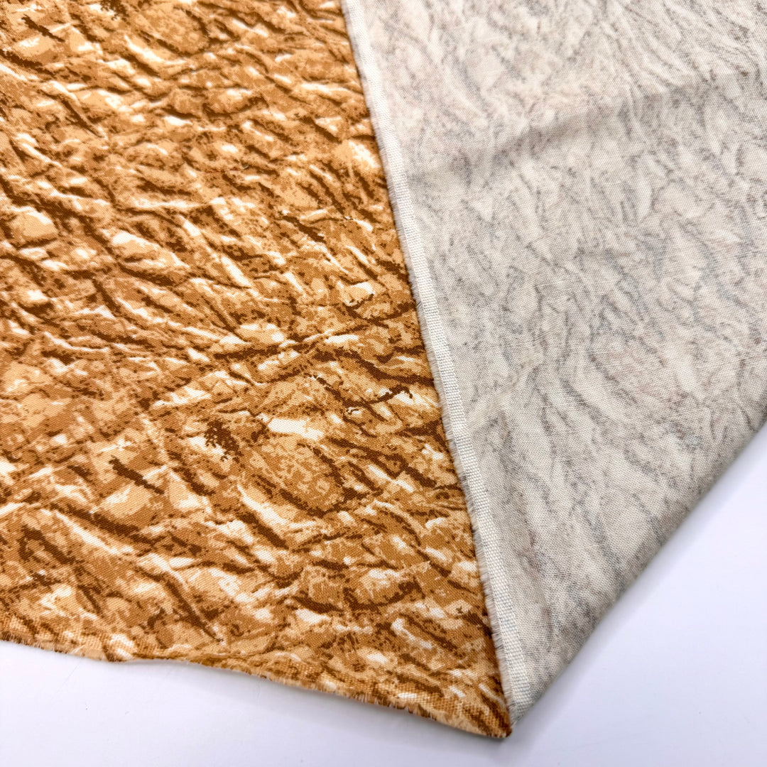 Let The Gourd Times Roll - Cotton Woven - Light Beige Abstract - 1.5M Bundle