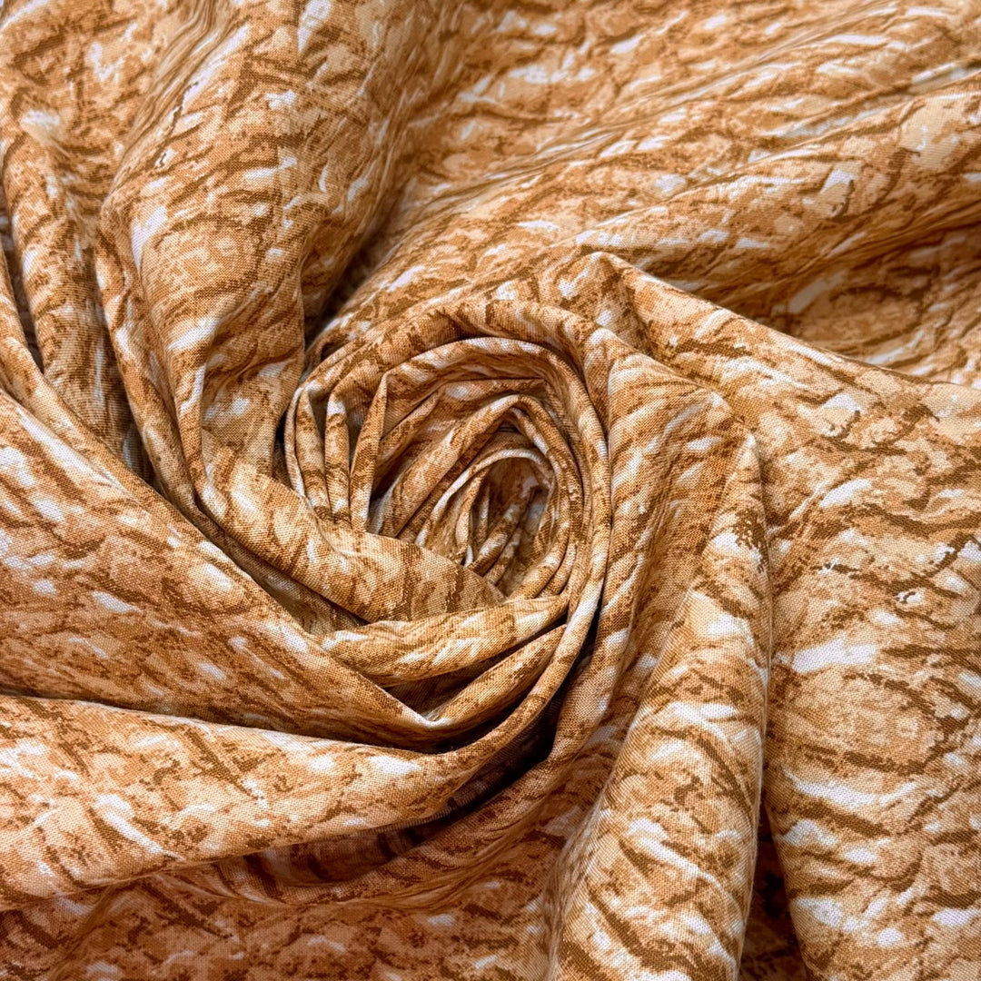 Let The Gourd Times Roll - Cotton Woven - Light Beige Abstract - 1.5M Bundle