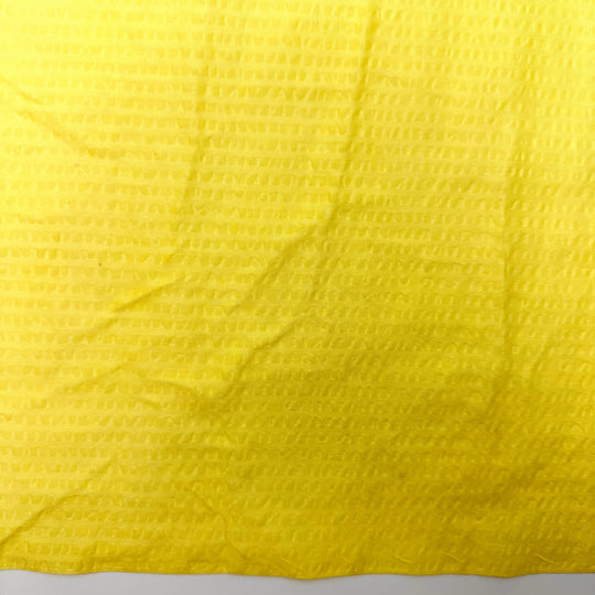Feel Butter Soon - Seersucker Poly/Cotton Woven - Light Yellow - 4M Bundle