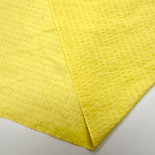 Feel Butter Soon - Seersucker Poly/Cotton Woven - Light Yellow - 4M Bundle