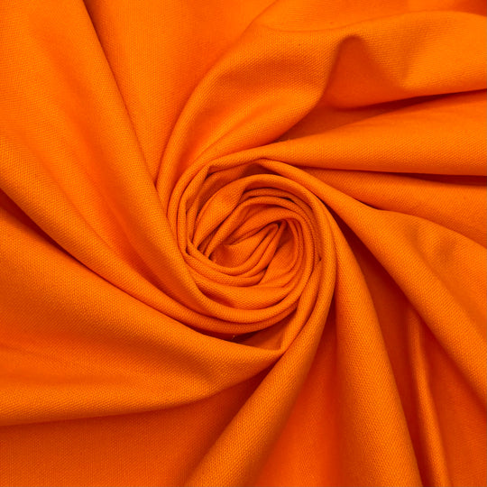 Yam-tastic - Cotton Woven - Orange - 1M Bundle