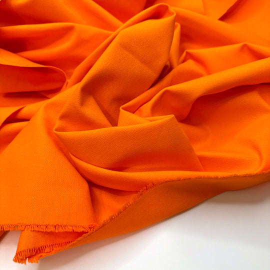Yam-tastic - Cotton Woven - Orange - 1M Bundle