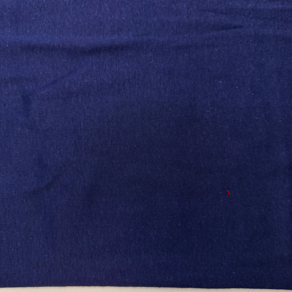 Back In My Day - Tubular Rib Knit Cotton Blend Knit - Dark Blue - 2M Bundle