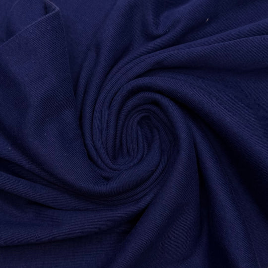 Back In My Day - Tubular Rib Knit Cotton Blend Knit - Dark Blue - 2M Bundle