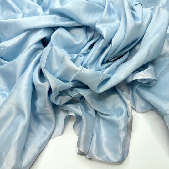 Bird In The Hand Is Worth 2 In The Bush - Polyester Blend Woven - Light Blue - 1.5M Bundle