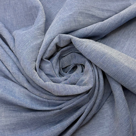 A Happy Wife Is A Happy Life - Cotton Blend Woven - Light Blue - 2M Bundle