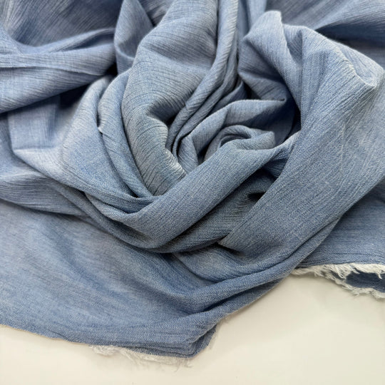 A Happy Wife Is A Happy Life - Cotton Blend Woven - Light Blue - 2M Bundle