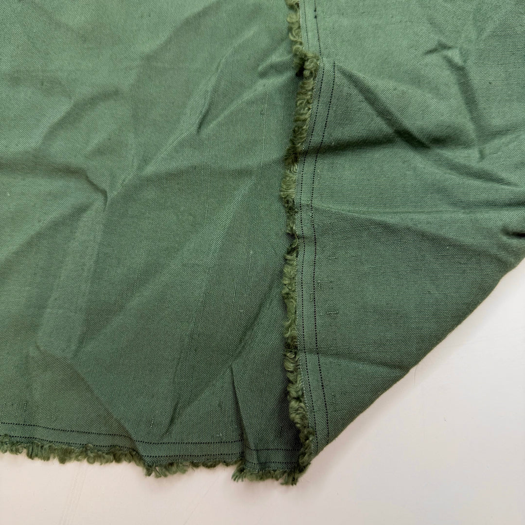 Fortune Favours The Brave - Linen Blend Woven - Green - 2.4M Bundle