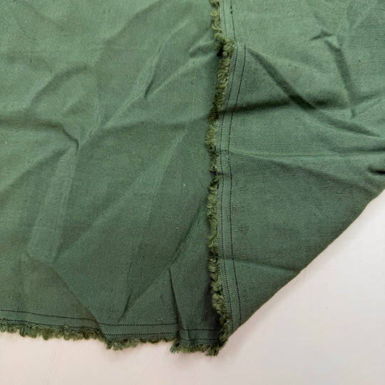 Fortune Favours The Brave - Linen Blend Woven - Green - 2.4M Bundle