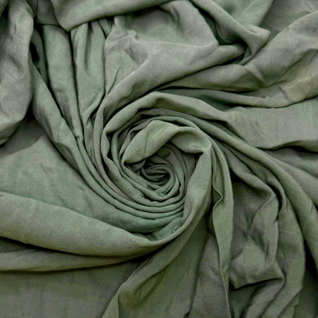 Fortune Favours The Brave - Linen Blend Woven - Green - 2.4M Bundle