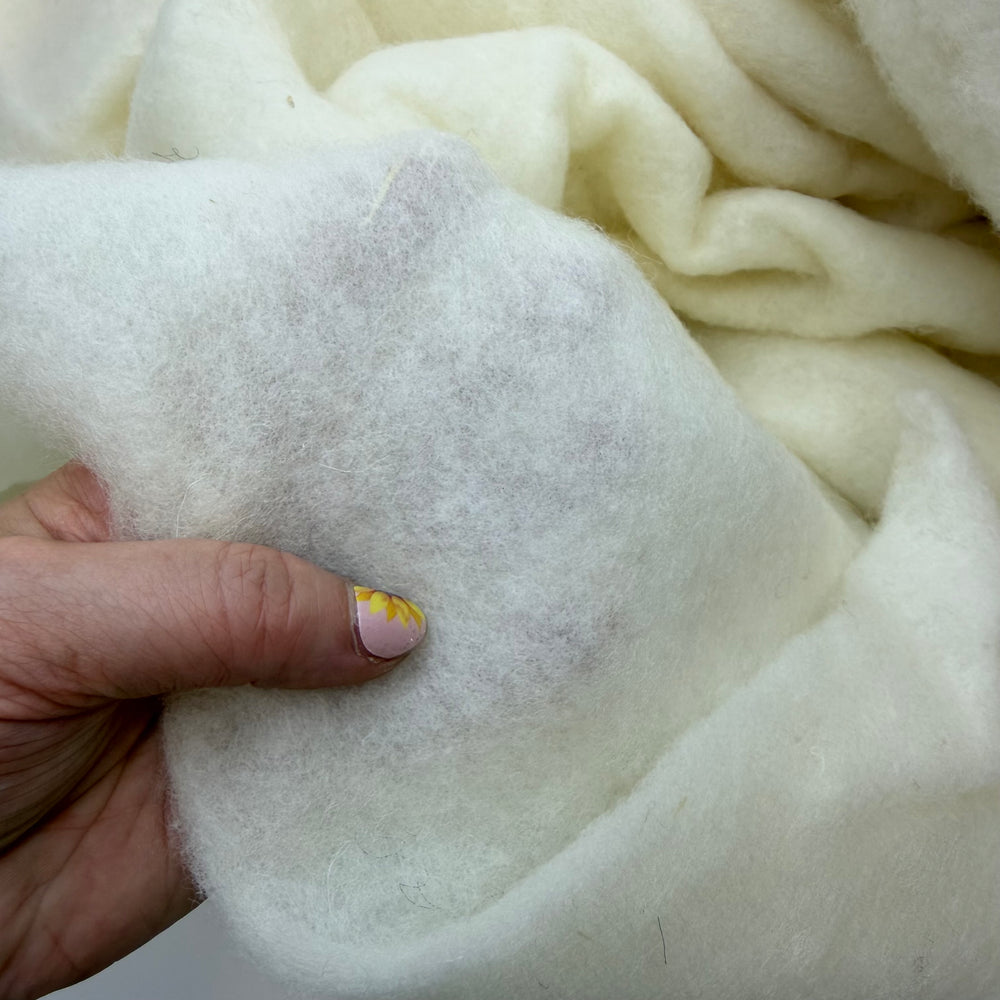 Cozy Wrapping - Batting Poly Knit - Cream - 2.5M Bundle