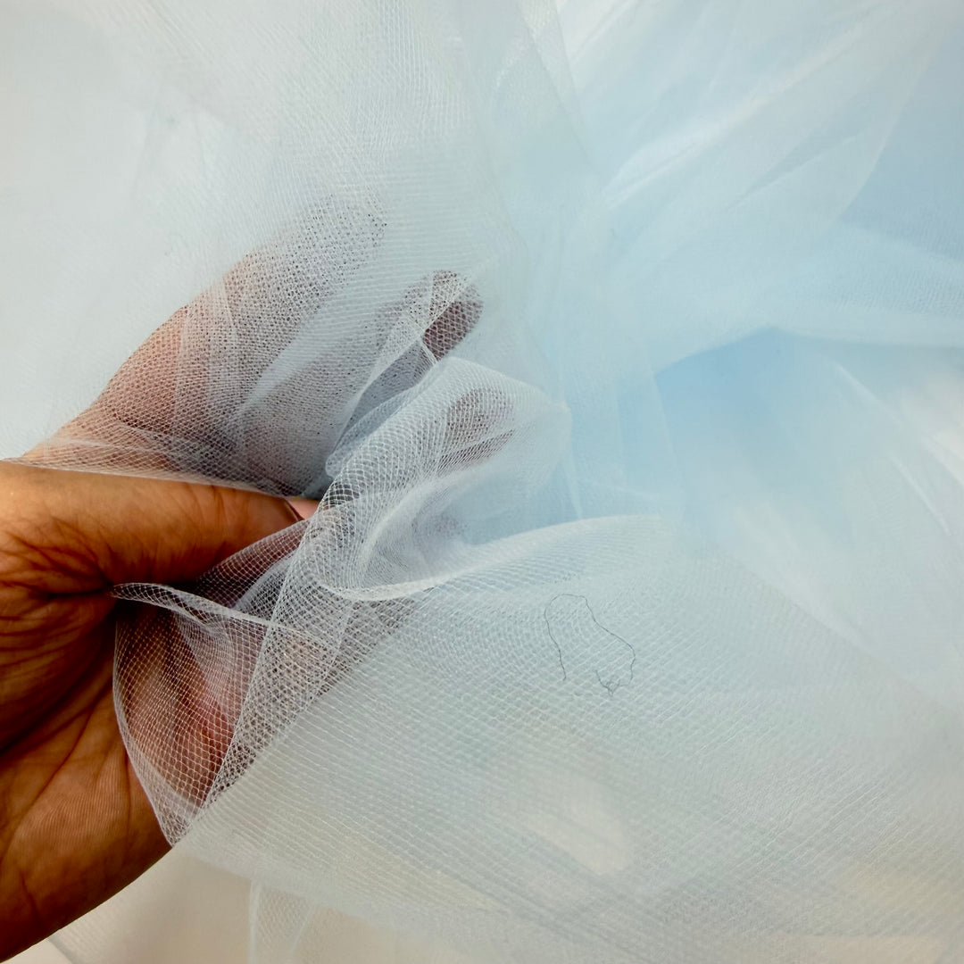 Clink Clink - Tulle Poly Knit - Ice Blue - 2M Bundle