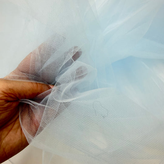 Clink Clink - Tulle Poly Knit - Ice Blue - 2M Bundle