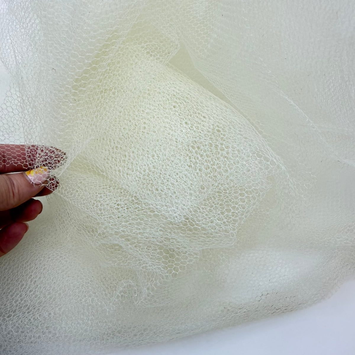 Get The Dress - Tulle Poly Knit - Light Cream - Bundles