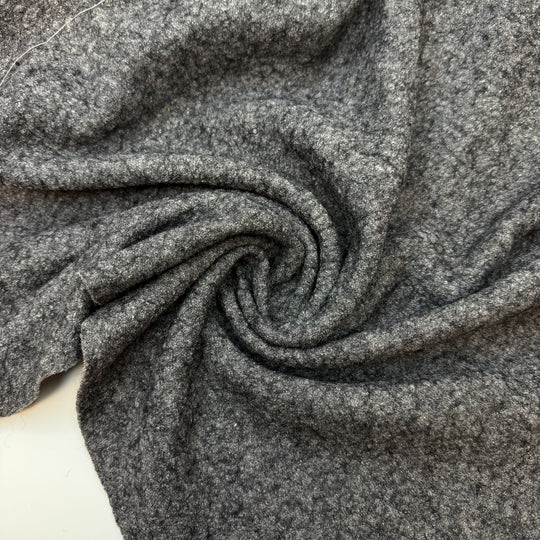 Traveling Cape - Boiled Wool Wool Woven - Grey - 0.6M Bundle