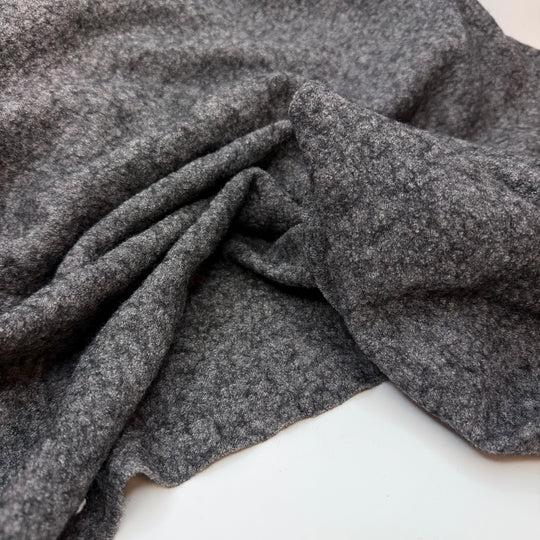 Traveling Cape - Boiled Wool Wool Woven - Grey - 0.6M Bundle