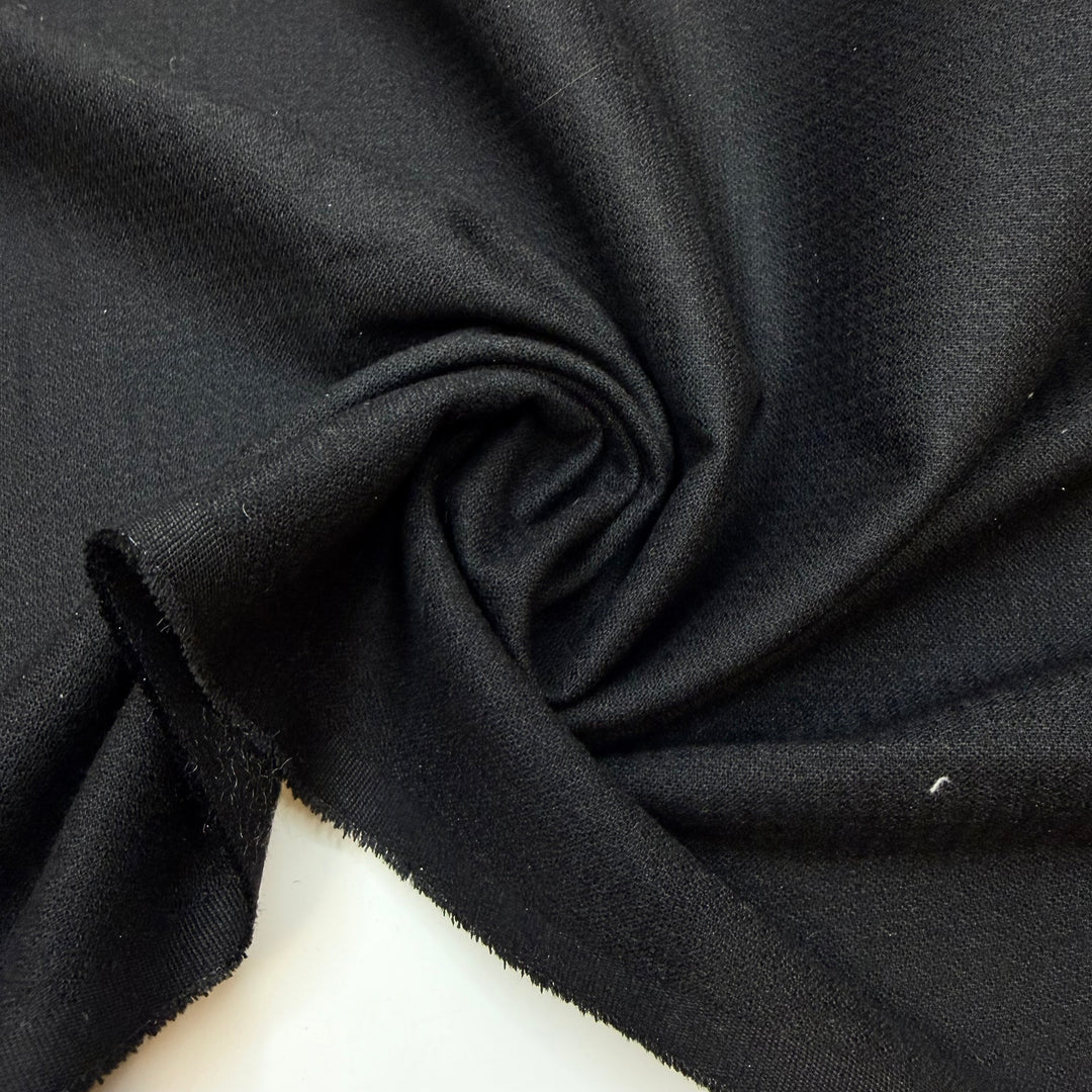 Top Hat And Coat - Twill Weave Wool Woven - Black - Bundles