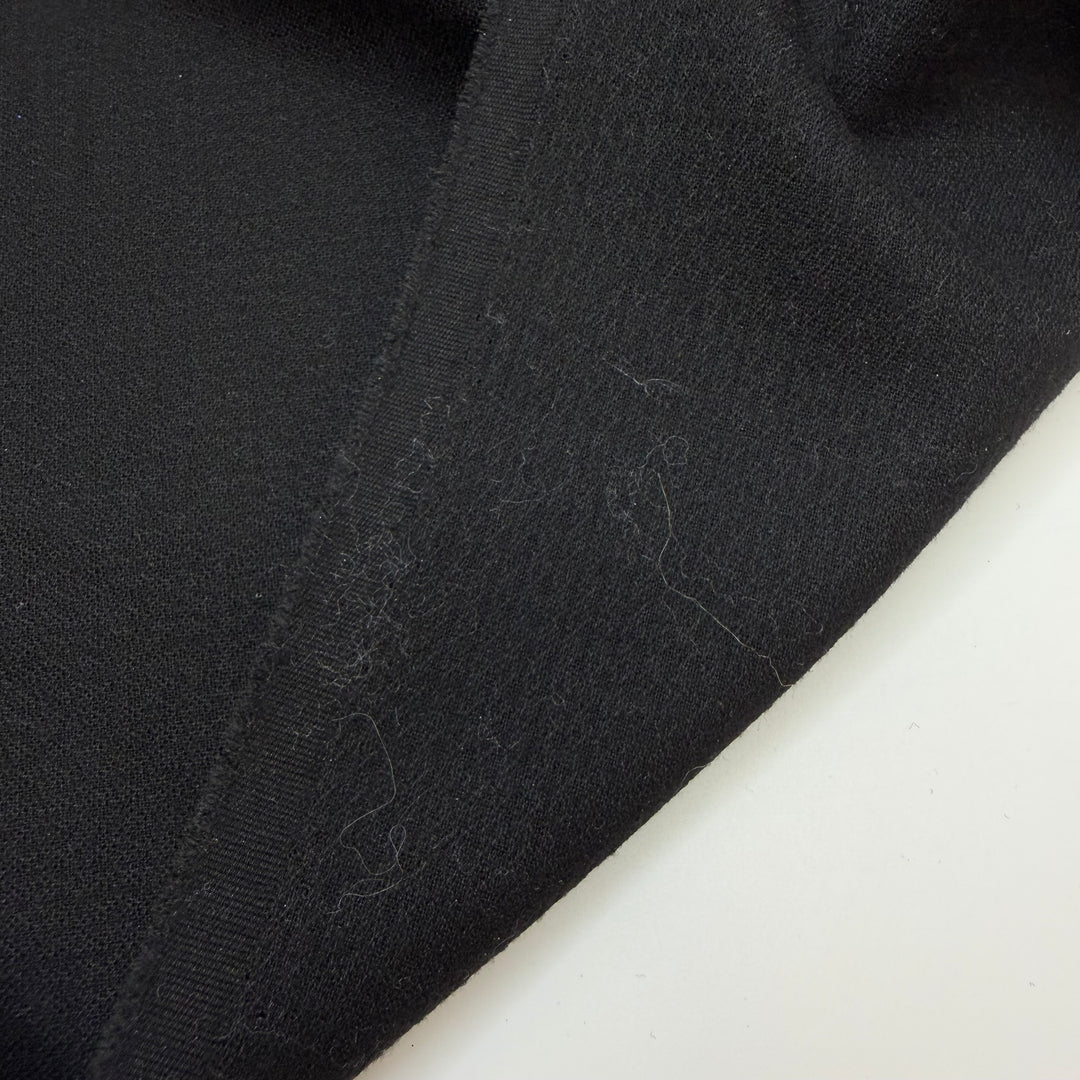 Top Hat And Coat - Twill Weave Wool Woven - Black - Bundles