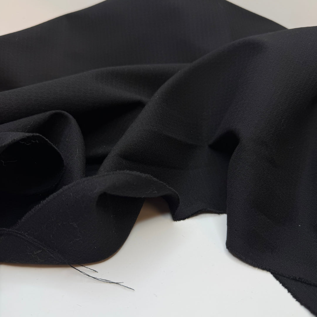 Top Hat And Coat - Twill Weave Wool Woven - Black - Bundles