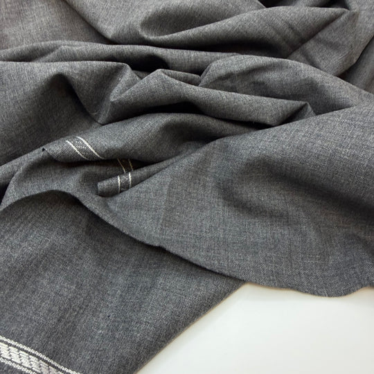 Fred Astaire Dance Pants - Wool Woven - Grey - 0.7M Bundle