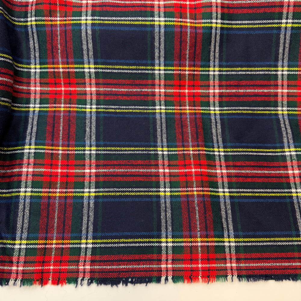 Loud Leisure Suit - Wool Woven - Navy Multi Plaid - 3.15M Bundle