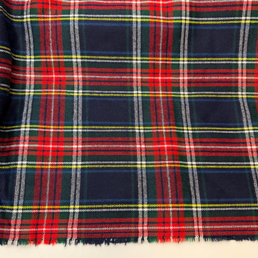 Loud Leisure Suit - Wool Woven - Navy Multi Plaid - 3.15M Bundle