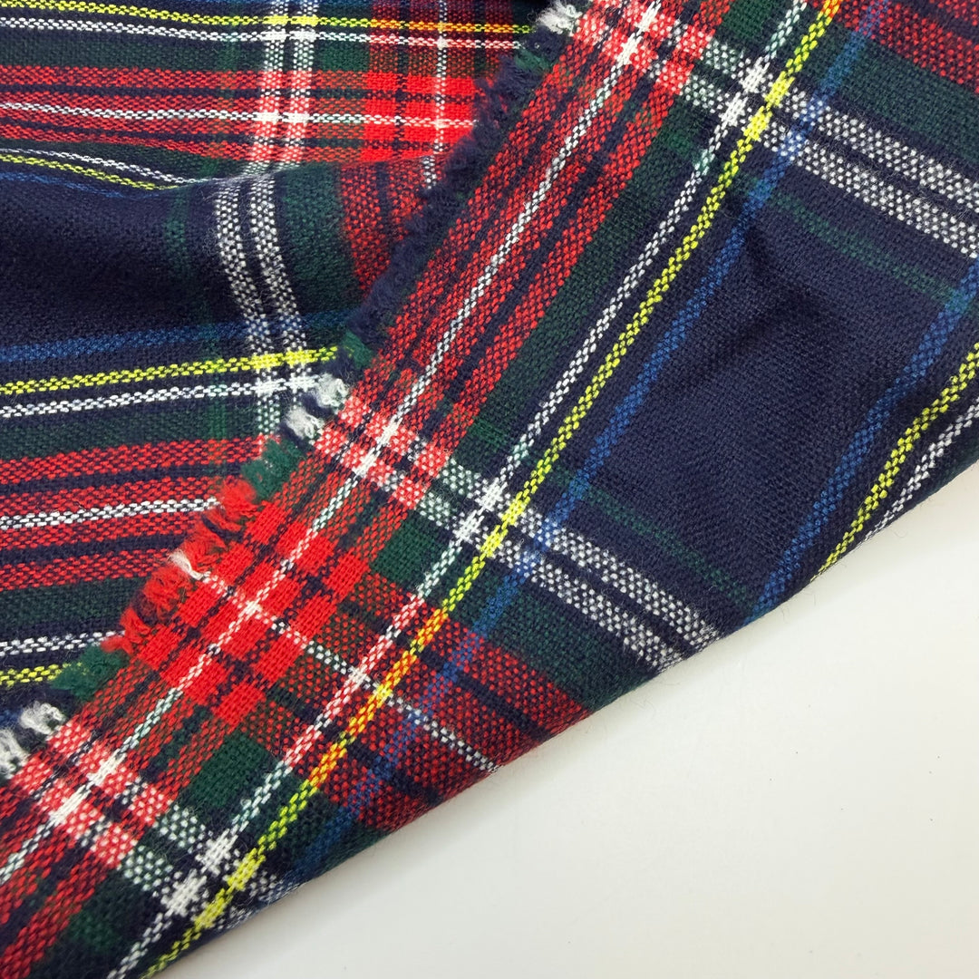 Loud Leisure Suit - Wool Woven - Navy Multi Plaid - 3.15M Bundle