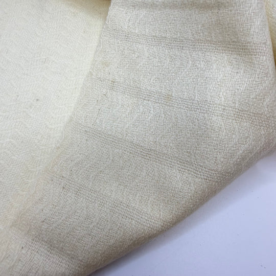 Under The Bustle - Vintage Twill Weave Wool Woven - Cream - 1.2M Bundle