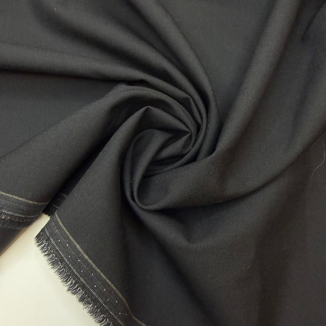 Tuxedo Time - Wool Woven - Black - 2.2M Bundle