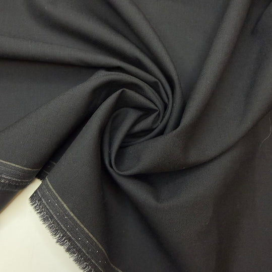Tuxedo Time - Wool Woven - Black - 2.2M Bundle