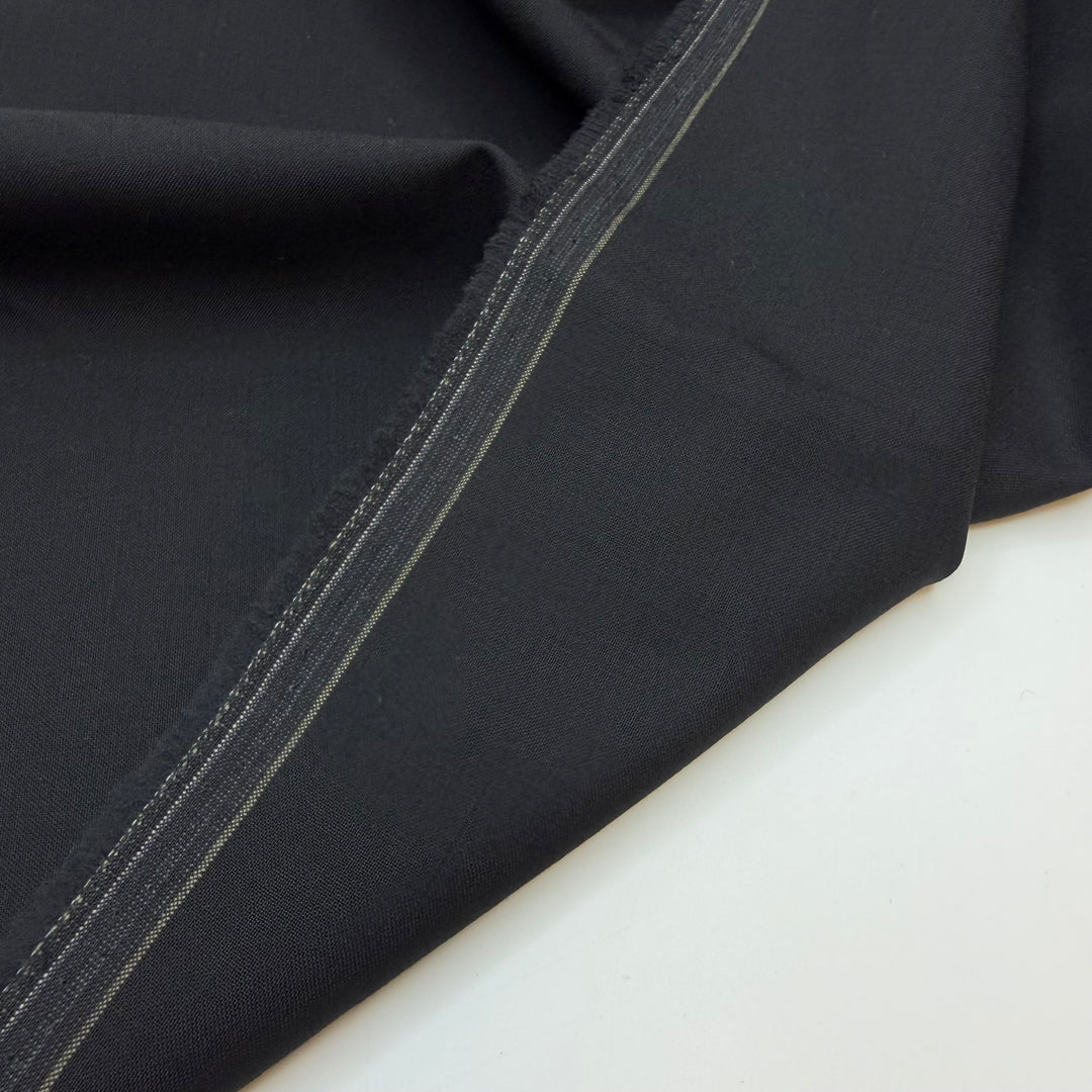 Tuxedo Time - Wool Woven - Black - 2.2M Bundle
